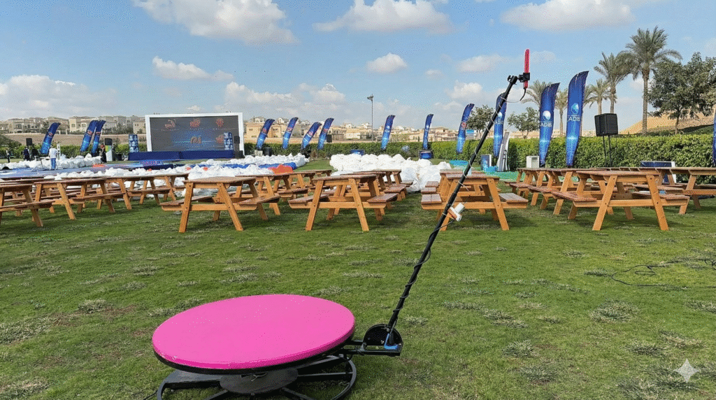 360 Video Spinner, Hawkbooth